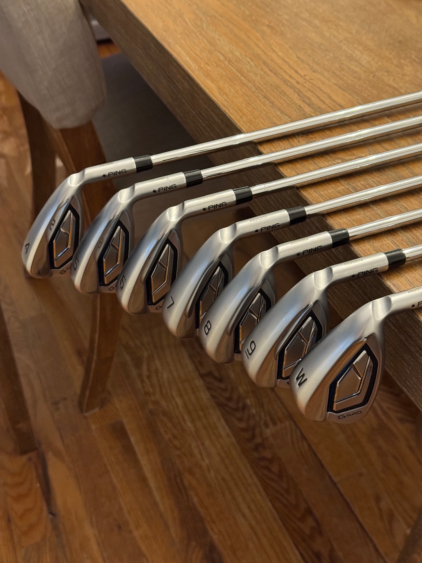 Ping G440 Iron Set +1/2” (4-PW) / Nippon Ping AWT 3.0 shafts (stiff)