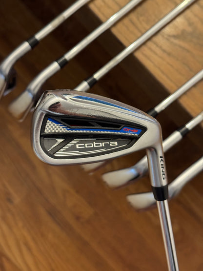 Cobra King Radspeed One-Length Iron Set (5-GW) / KBS Tour 80/90/120 S combo shafts (stiff)