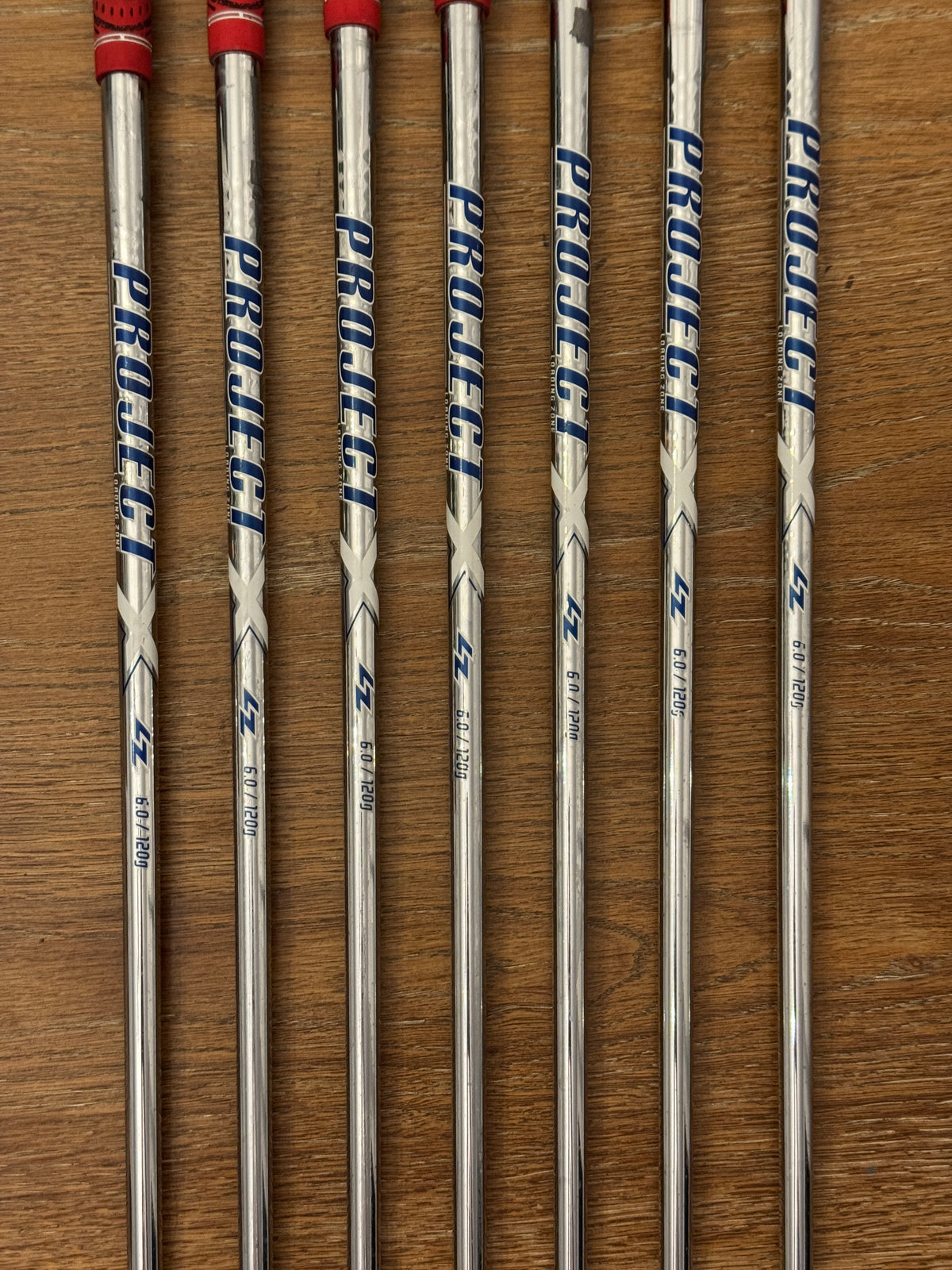 Taylormade P730 Forged Iron Set (4-PW) / Project X LZ 6.0 120g shafts (stiff)