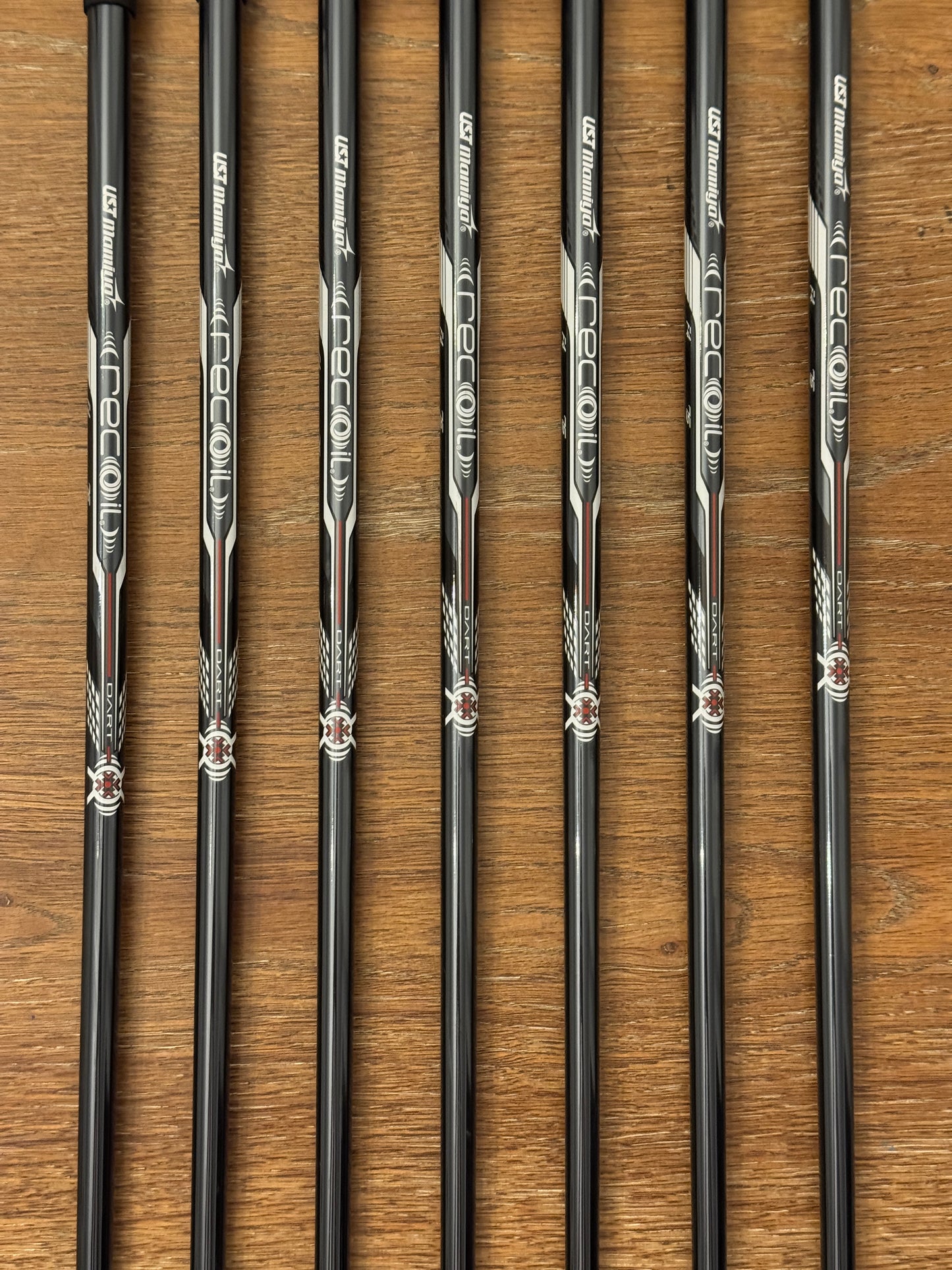 PXG 0311 XP Gen6 Iron Set (5-GW) / UST Mamiya Recoil F4 75 shafts (stiff)