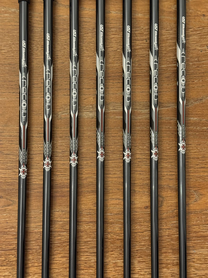 PXG 0311 XP Gen6 Iron Set (5-GW) / UST Mamiya Recoil F4 75 shafts (stiff)