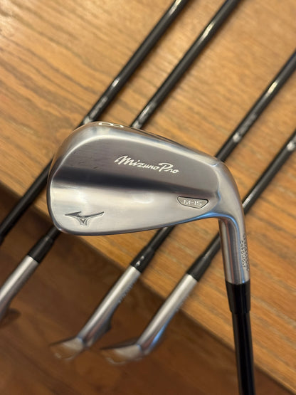 *MINT* Mizuno Pro M-15 Forged Iron Set (6-PW) / MMT 65 R shafts (regular)