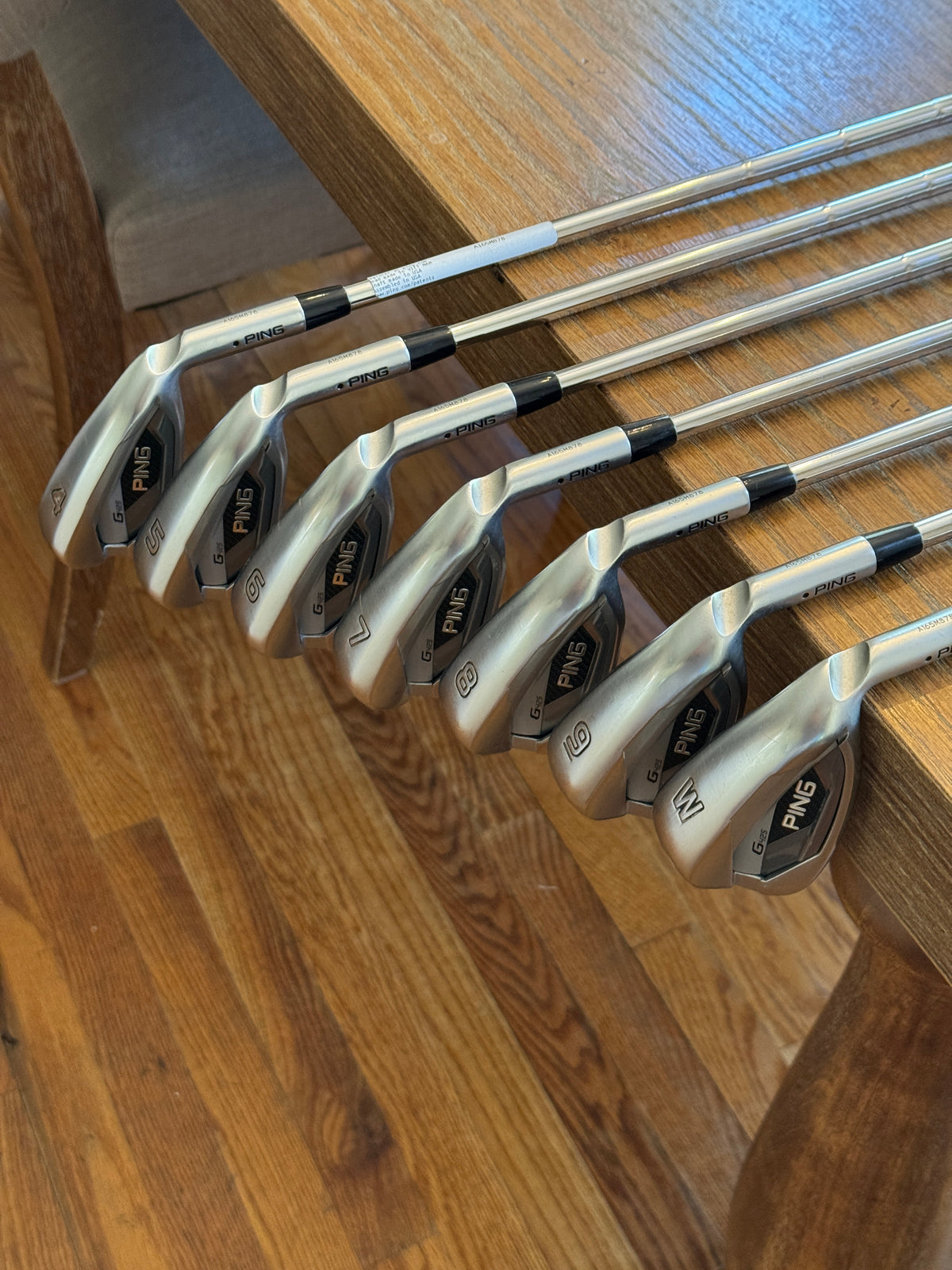 Ping G425 Iron Set - black dot (4-PW) / Dynamic Gold X100 shafts (xtra stiff)