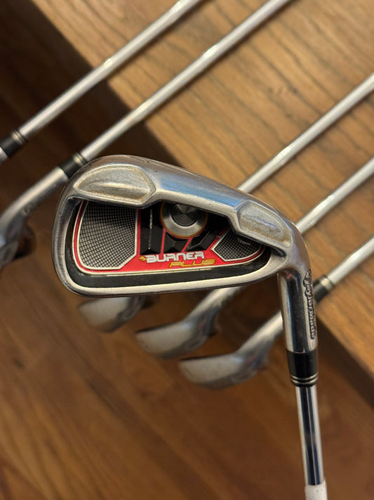 Taylormade Burner Plus Iron Set (5-PW) / Burner 85 R shafts (regular)