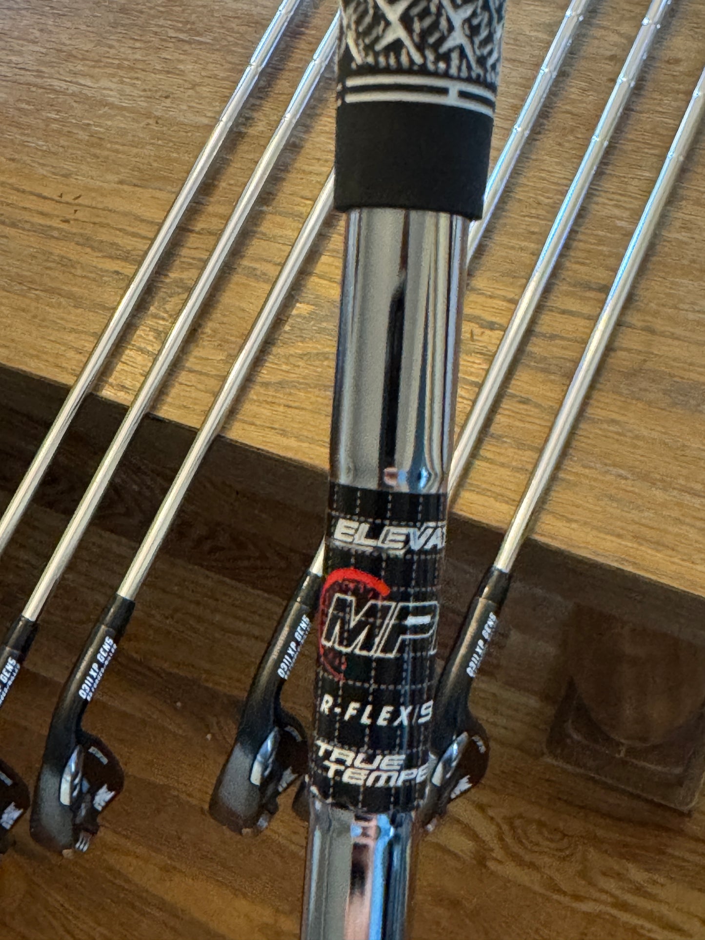 PXG 0311 XP Black Gen5 Iron Set -1” (4-PW) / True Temper Elevate R shafts (regular)