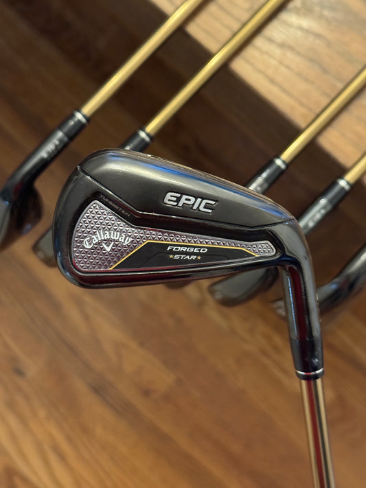 Callaway Epic Forged Star E19* Iron Set (5-PW) / ATTAS Speed 50 A shafts (senior)