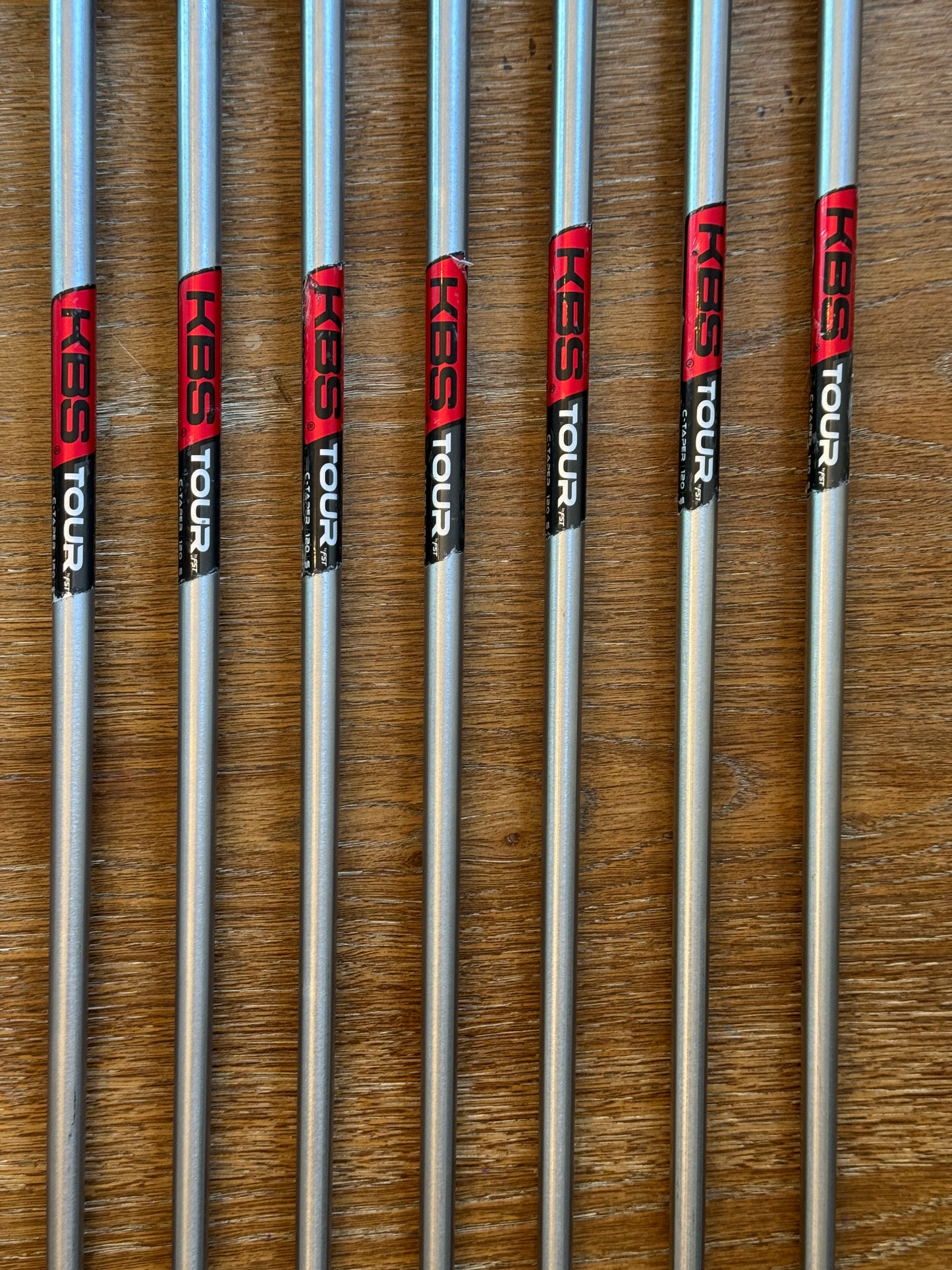 Taylormade P790 ‘23 Copper Iron Set (4-PW) / KBS Tour C-Taper 120S shafts (stiff)