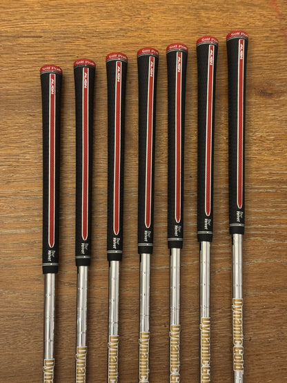 Mizuno Pro 245 Iron Set (4-PW) / Dynamic Gold X100 shafts (xtra stiff)