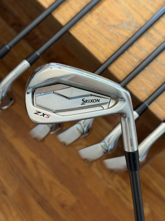 Srixon ZX5 Forged Iron Set (5-GW) / UST Mamiya Recoil ES 760 F3 shafts (regular)
