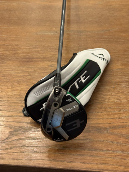 Callaway Elyte 3-wood (16.5°) / Denali 50g 6.0 shaft (stiff)