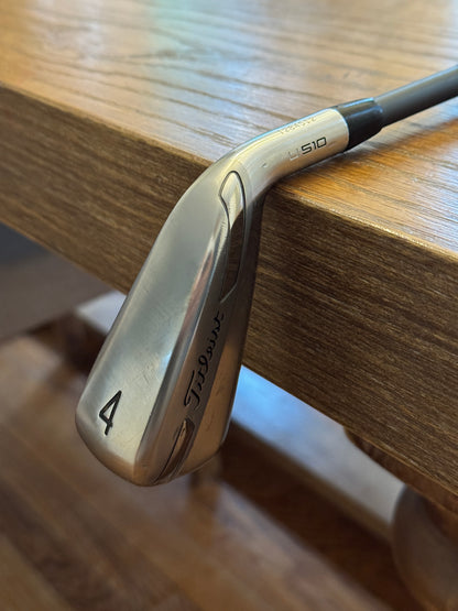 Titleist U510 4-iron (39”) / HZRDUS Smoke 6.0 80g HY shaft (stiff)