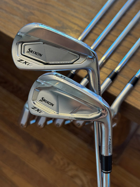 Srixon ZXi5/ZXi7 '25 Forged Iron Set (4-PW) / Project X LZ 120g shafts (stiff)