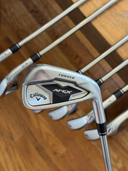 Callaway Apex 19 Iron Set (4-PW) / Project X Catalyst 80g 6.0 shafts (stiff)