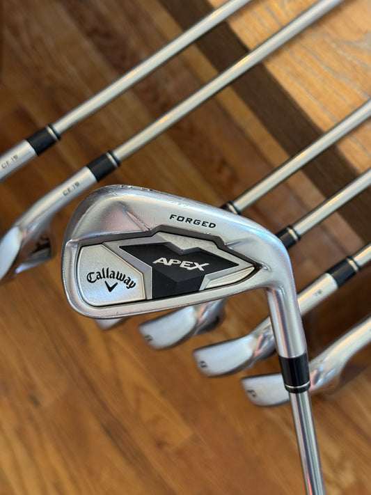 Callaway Apex 19 Iron Set (4-PW) / Project X Catalyst 80g 6.0 shafts (stiff)