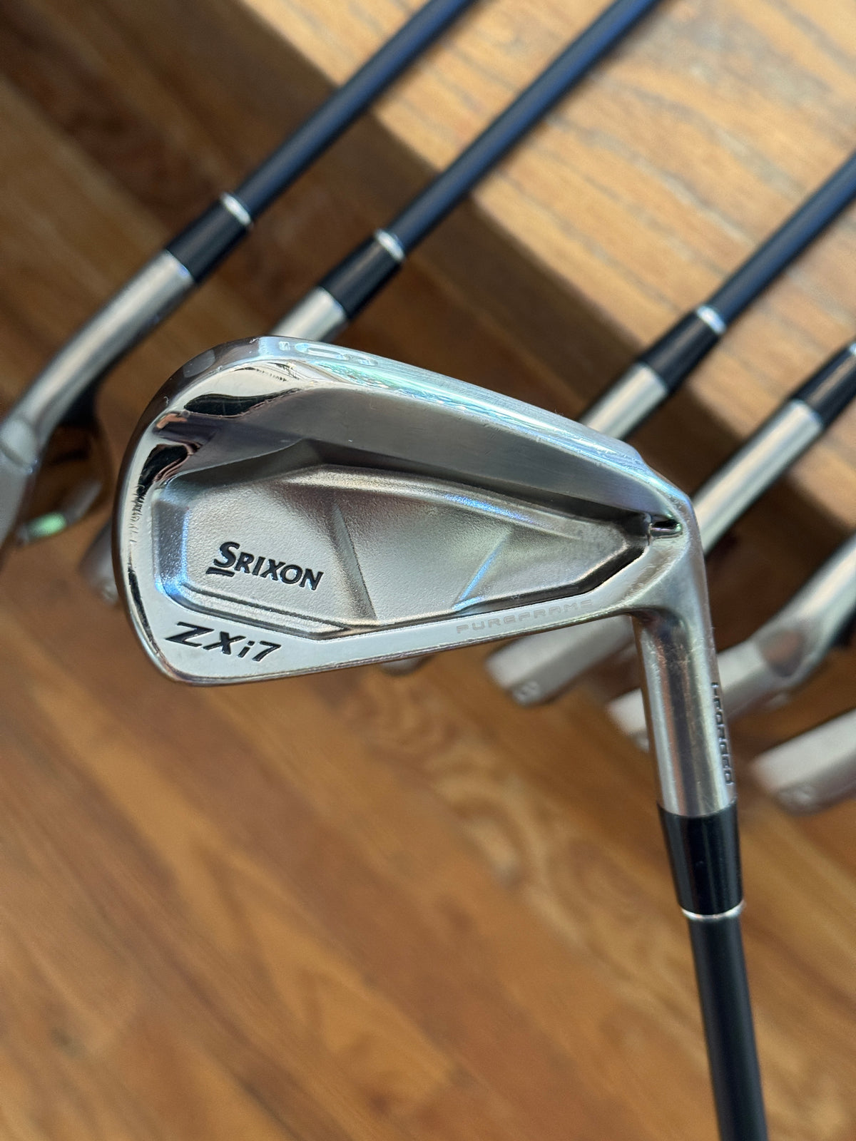 Srixon ZXi7 Black Chrome Forged '25 Iron Set (4-PW) / KBS TGI 90 S+ shafts (stiff)