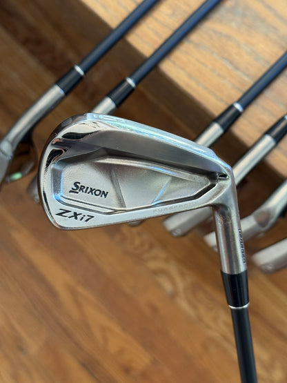 Srixon ZXi7 Black Chrome Forged '25 Iron Set (4-PW) / KBS TGI 90 S+ shafts (stiff)