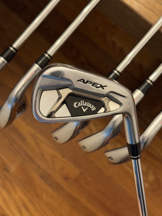 Callaway Apex 21 Iron Set (5-PW) / Project X LZ 5.5 105g shafts (regular)
