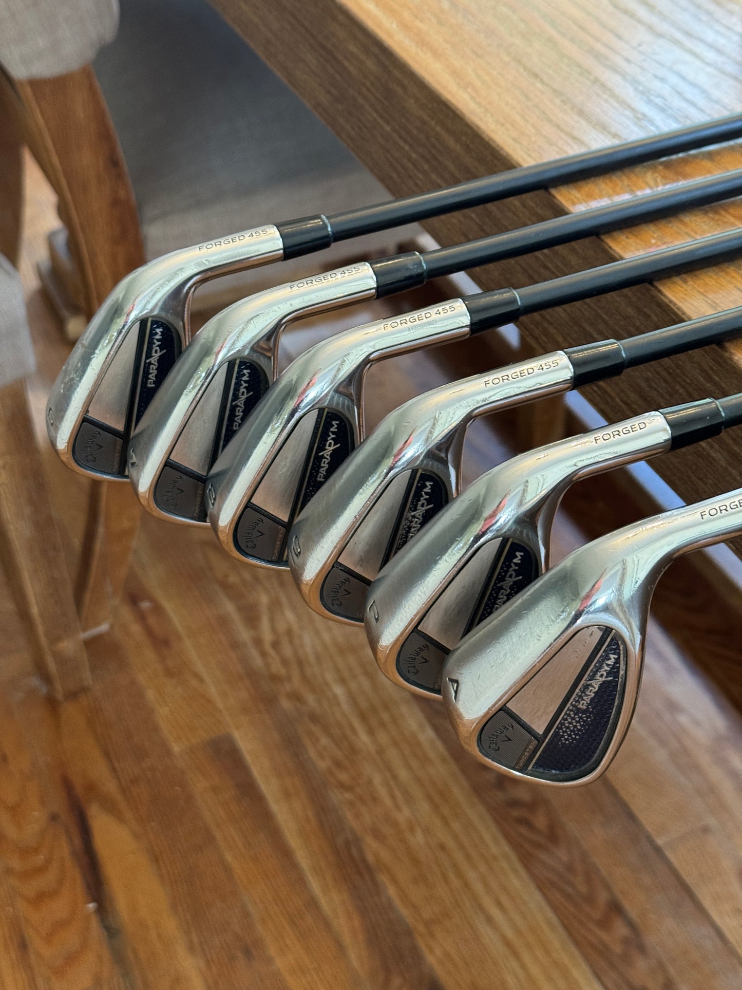 Callaway Paradym Iron Set (6-AW) / KBS MAX Graphite 65S shafts (stiff)