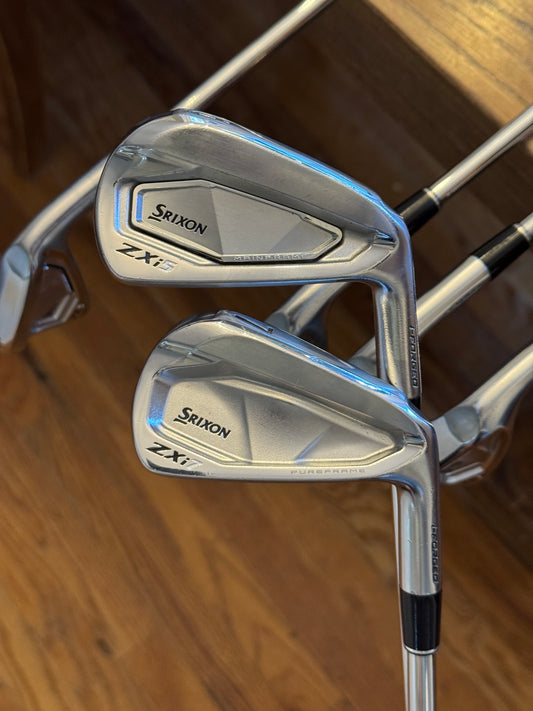 Srixon ZXi5/ZXi7 Forged '25 Iron Set (5-PW) / Dynamic Gold MID 115 S300 shafts (stiff)