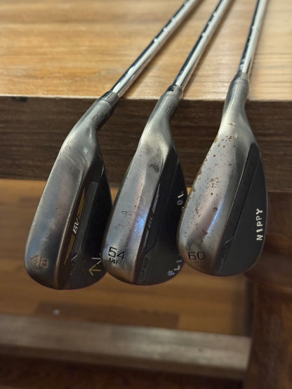*CUSTOM STAMPED* Titleist SM8 Black Wedge Set (48°, 54°, 60°)
