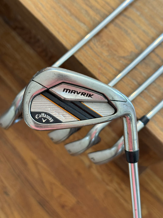 Callaway Mavrik Iron Set (6-PW) / KBS Max 90R shafts (regular)