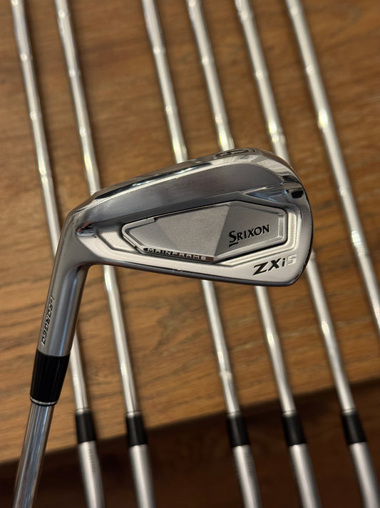 *MINT* Srixon ZXi5 Forged ‘25 Iron Set LH (4-PW) / Dynamic Gold MID S300 shafts (stiff)