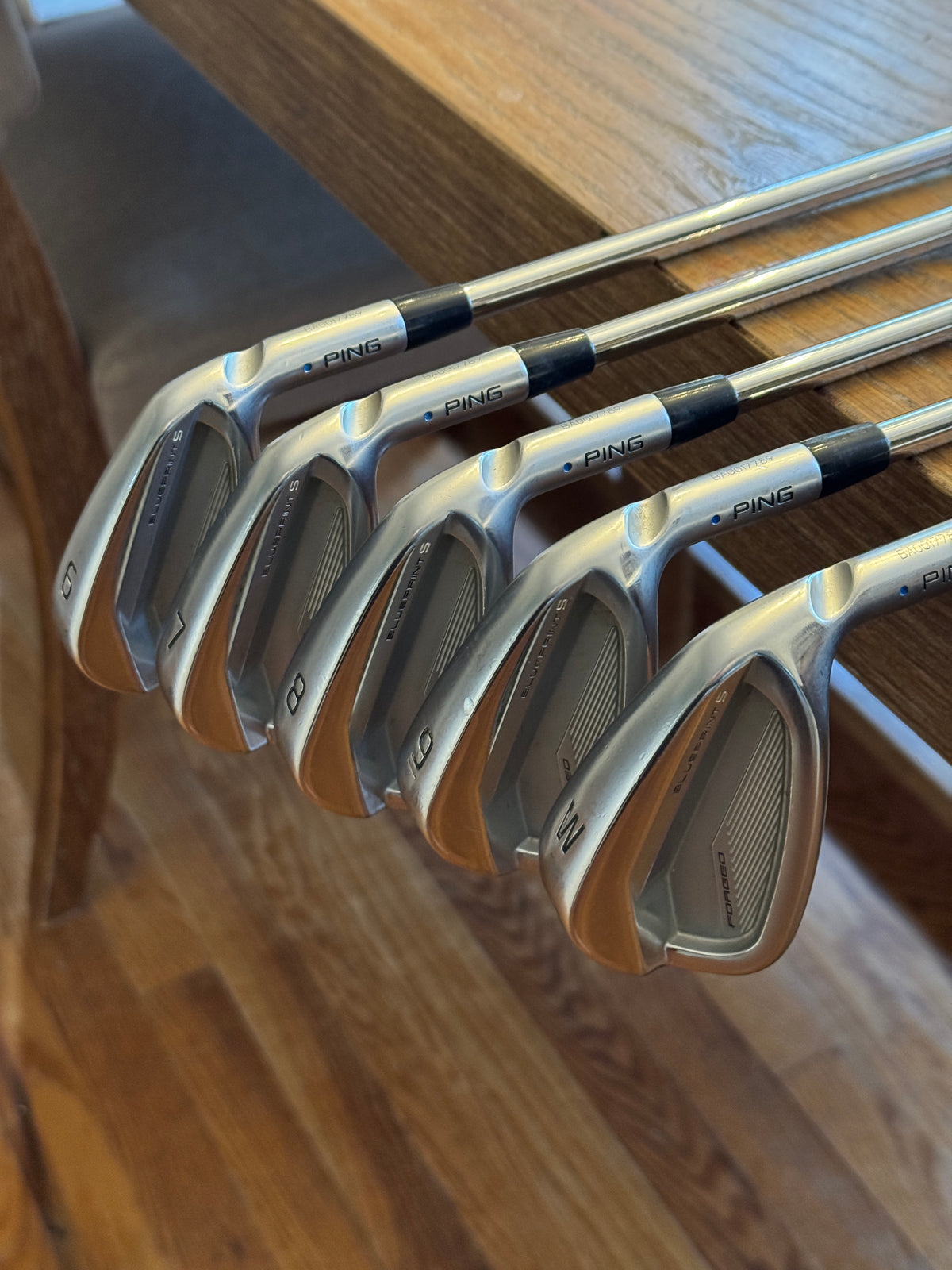 Ping Blueprint S Forged Iron Set +1/2” (6-PW) / AWT 2.0 X shafts (xtra stiff)