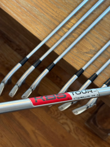 Titleist 714 MB Iron Set (4-PW) / KBS Tour C-Taper Lite 105 R shafts (regular)