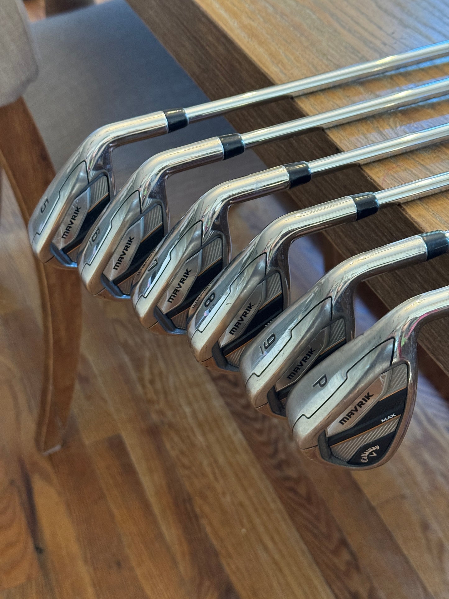 Callaway Mavrik Iron Set (5-PW) / True Temper XP 95 R300 shafts (regular)