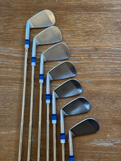 Mizuno Pro 221 Iron Set (4-PW) / Dynamic Gold S400 shafts (stiff)