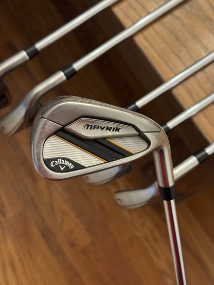 Callaway Mavrik Iron Set (5-PW) / KBS Max 80 S shafts (stiff)