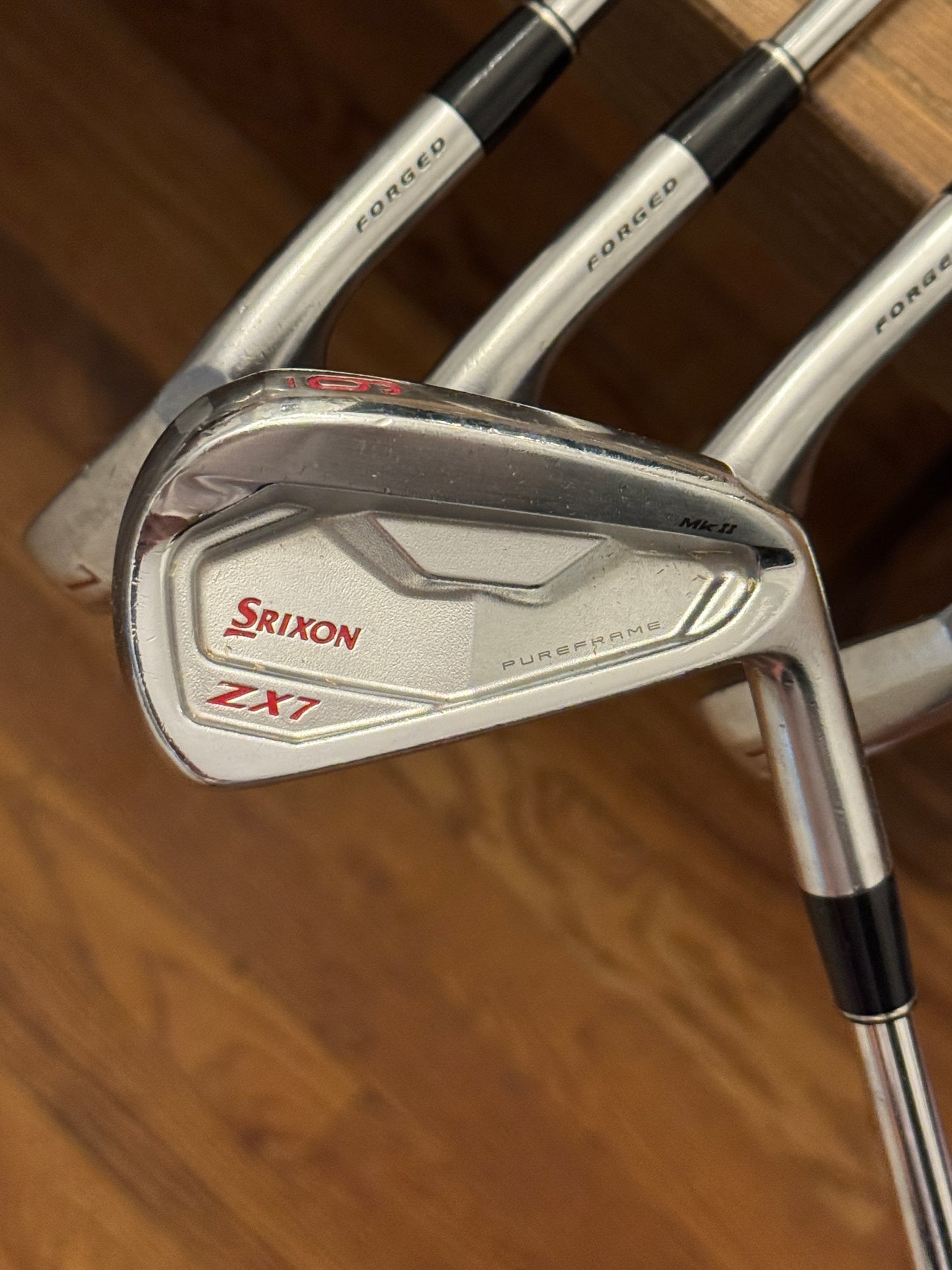 Srixon ZX7 MKii Iron Set (4-PW) / KBS $-Taper 130X shafts Xtra Stiff
