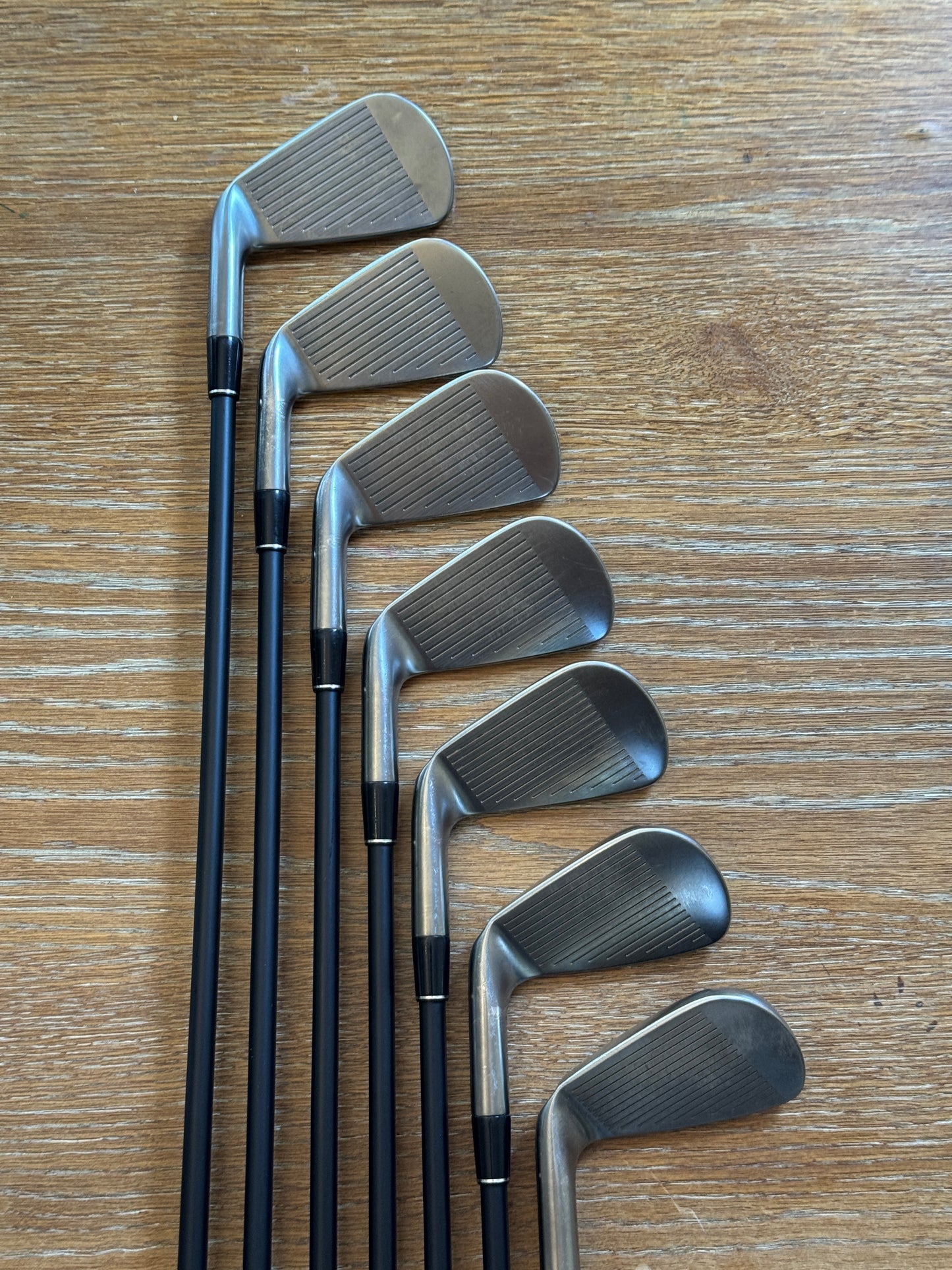 Srixon ZXi7 Black Chrome Forged '25 Iron Set (4-PW) / KBS TGI 90 S+ shafts (stiff)