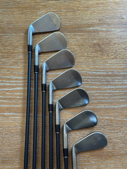 Srixon ZXi7 Black Chrome Forged '25 Iron Set (4-PW) / KBS TGI 90 S+ shafts (stiff)