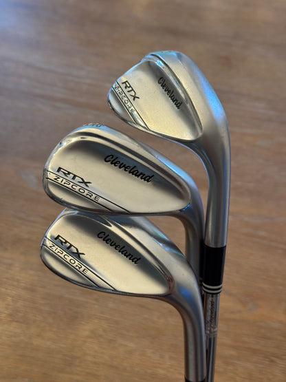 Cleveland RTX Zipcore Wedge Set (52°, 56°, 60°)