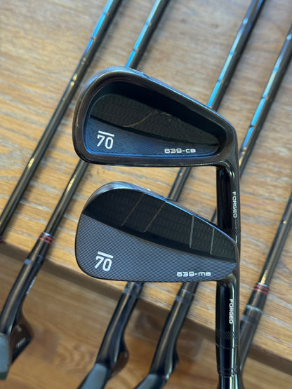 Sub 70 CB/MB Black Combo Iron Set +1/2” (4-PW) / KBS TOUR-V 90 S shafts (stiff)