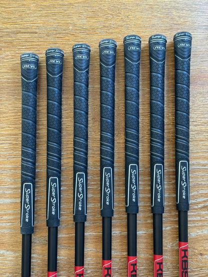 Srixon ZXi7 Black Chrome Forged '25 Iron Set (4-PW) / KBS TGI 90 S+ shafts (stiff)