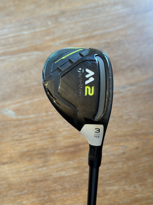 Taylormade M2 3-hybrid (19°) / M2 75 S shaft (stiff)