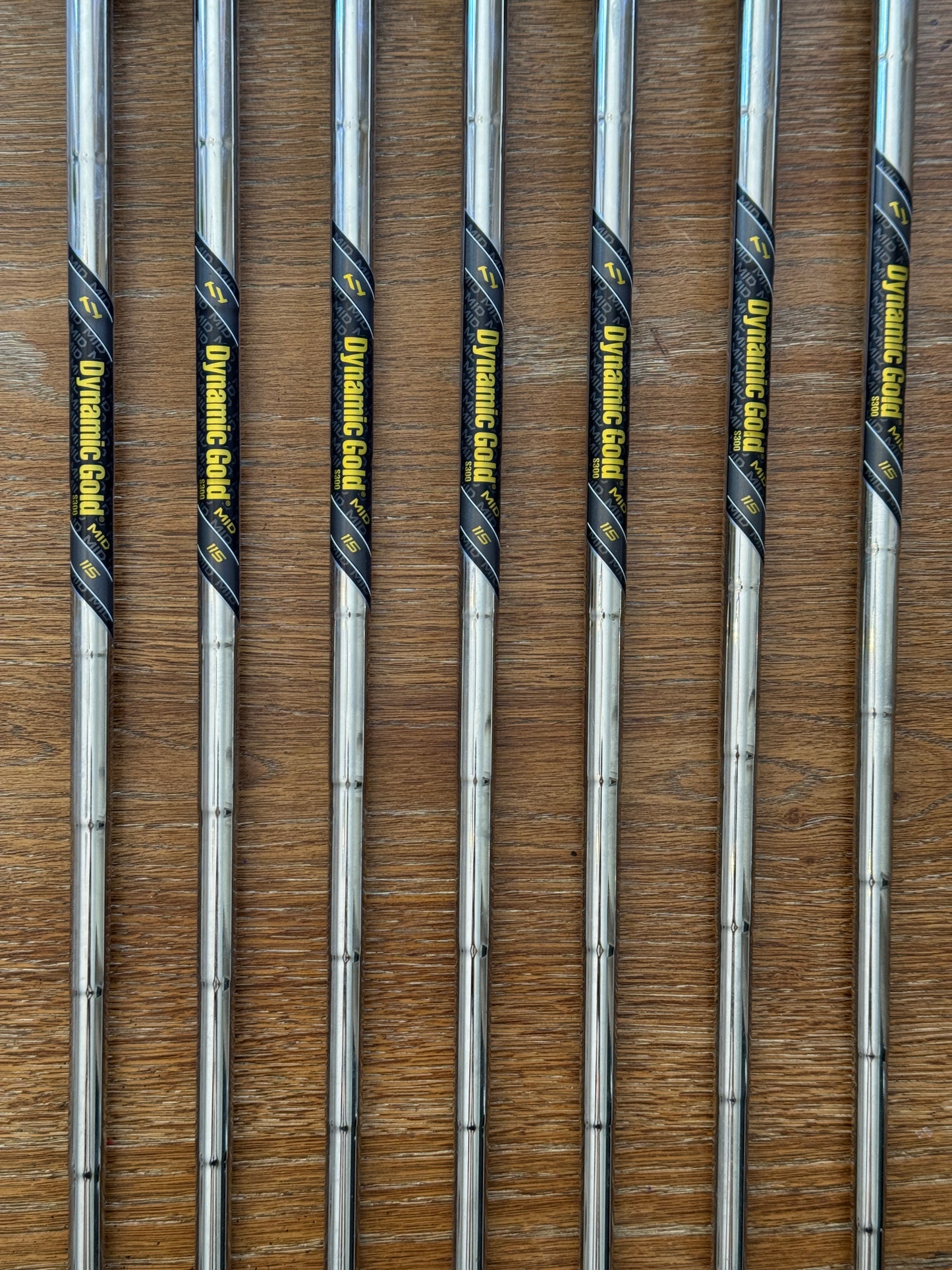 Taylormade P790 ‘25 Iron Set (4-PW) / Dynamic Gold MID 115 S300 shafts (stiff)