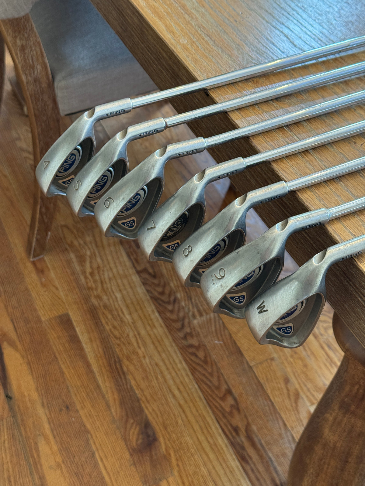 Ping G5 Iron Set (4-PW) / Stiff steel shafts