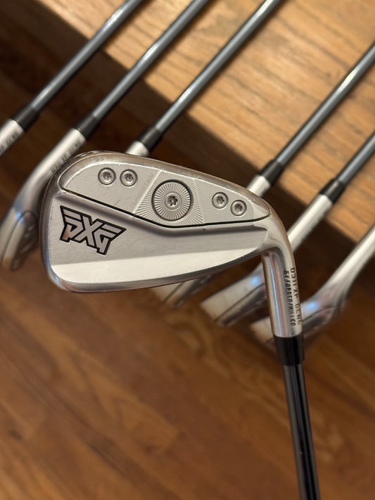 PXG 0311 XP Gen6 Iron Set (5-GW) / UST Mamiya Recoil F4 75 shafts (stiff)