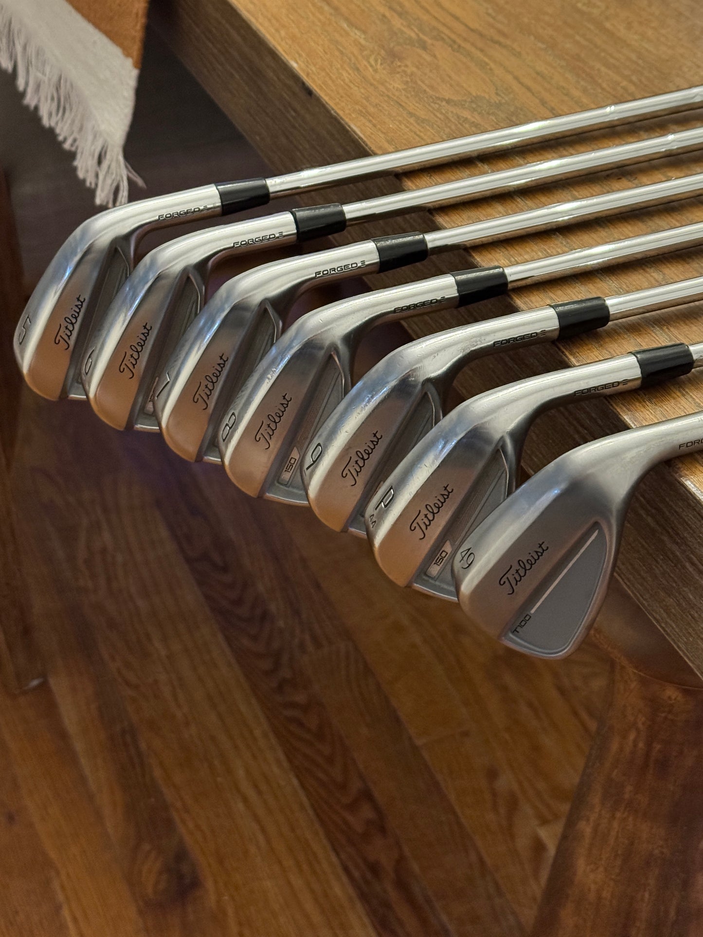 Titleist T150/T100 ‘23 Iron Set +1/2” (5-GW) / Dynamic Gold X100 shafts Xtra Stiff