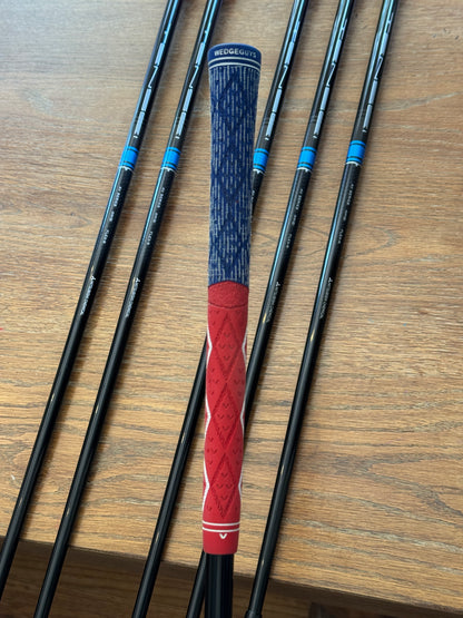 Titleist T350 ‘25 Iron Set +1/2” (6-GW) / Tensei AM(2) R shafts (regular)