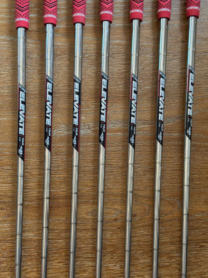 PXG 0211 ST Forged Iron Set (5-GW) / Elevate Tour Pro S shafts (stiff)