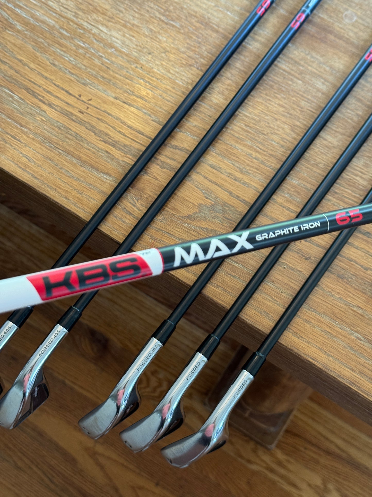 Callaway Paradym Iron Set (6-AW) / KBS MAX Graphite 65S shafts (stiff)