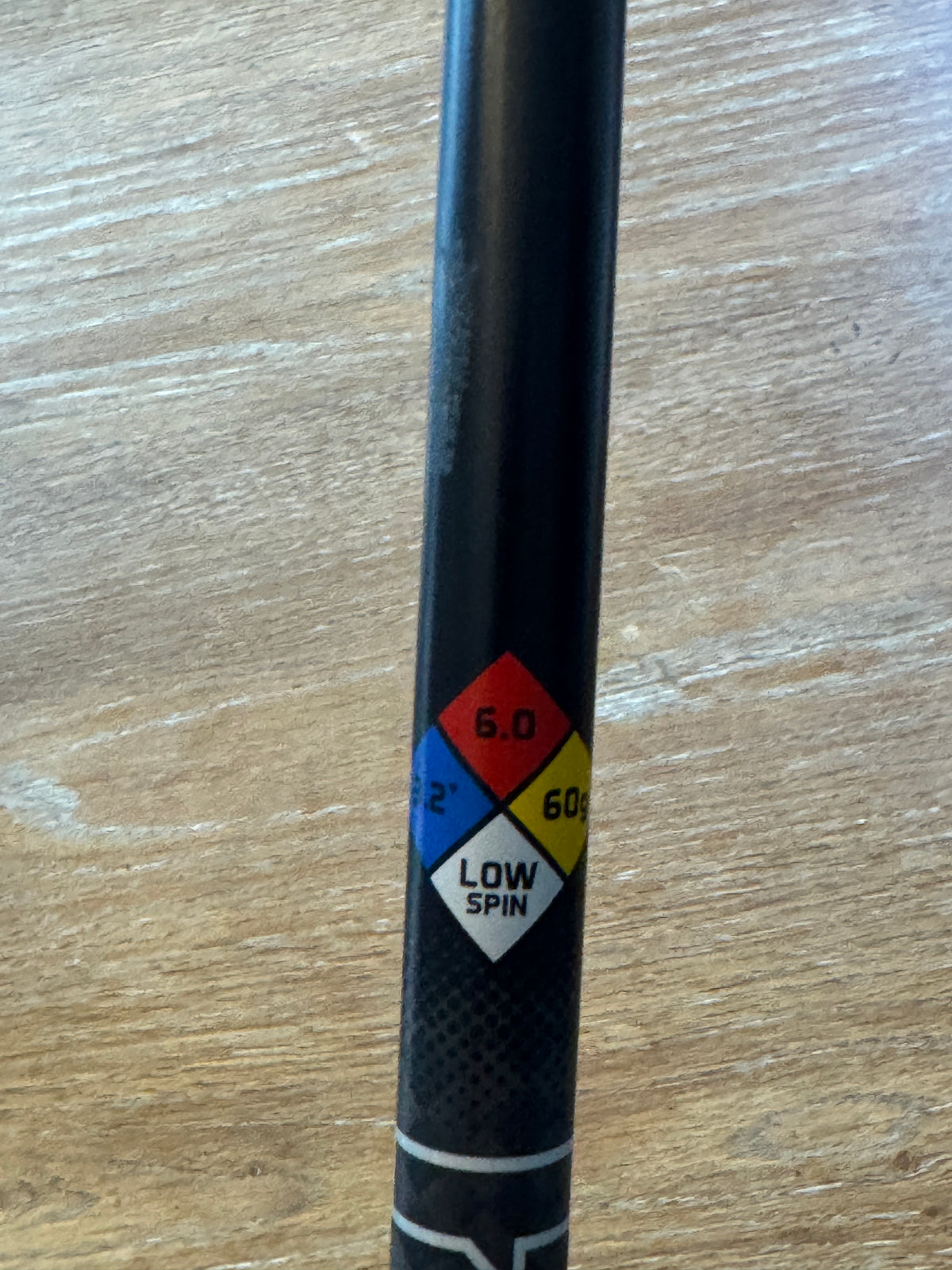 HZRDUS 6.0 60g Driver Stiff Shaft (43.5” - Titleist tip)