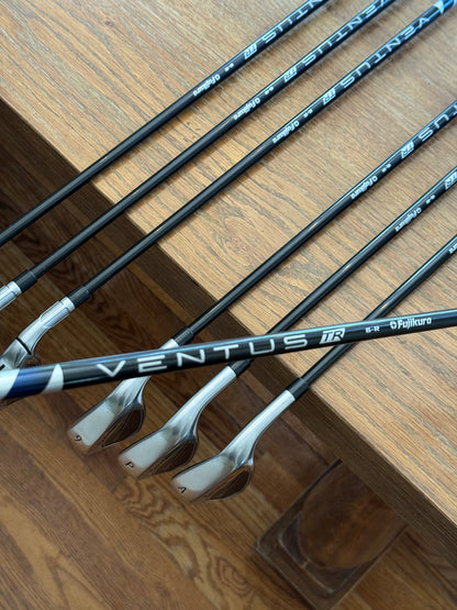 Taylormade Qi Iron Set (5-AW) / Ventus TR 6-R shafts (regular)