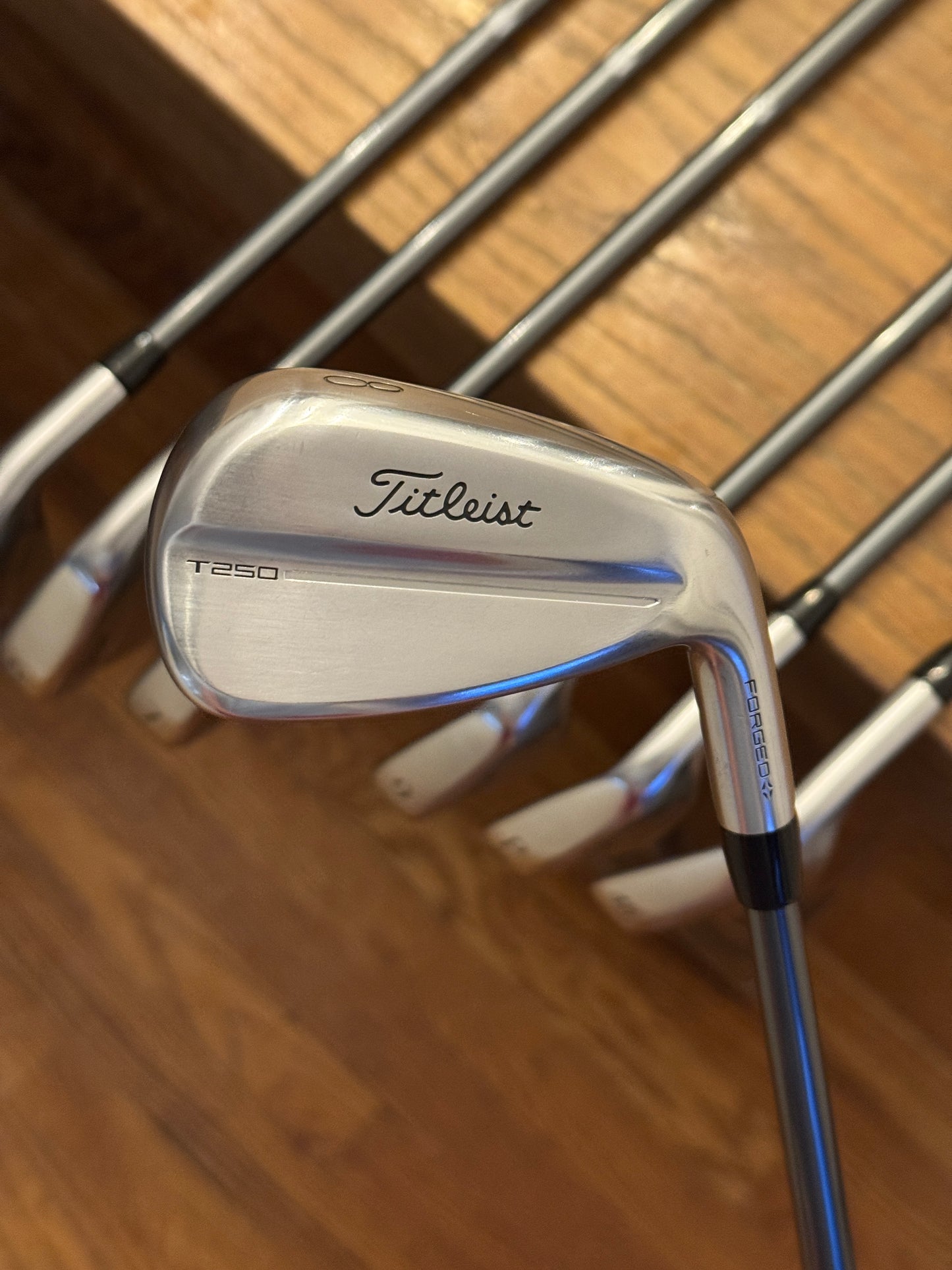 Titleist T250 ‘25 Forged Iron Set (5-GW) / Mitsubishi MMT 85 R shafts (regular)