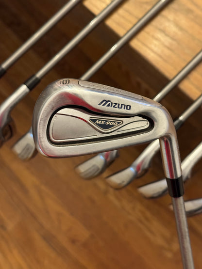 Mizuno MX-900 Iron Set (3-PW) / Steelfiber fc90 f3 shafts (regular)