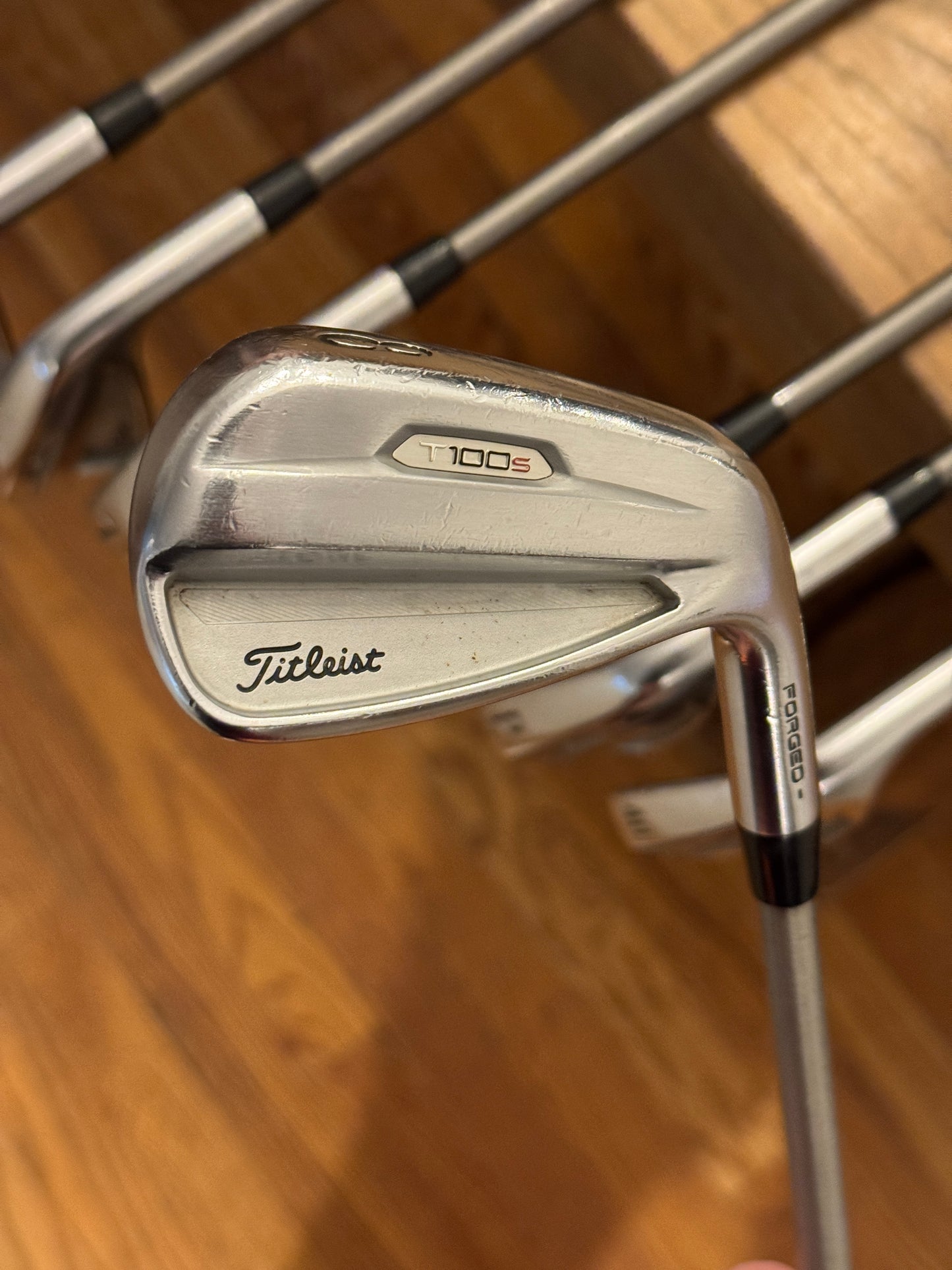 Titleist T100S Iron Set (5-GW) / Steelfiber i95 S shafts (stiff)